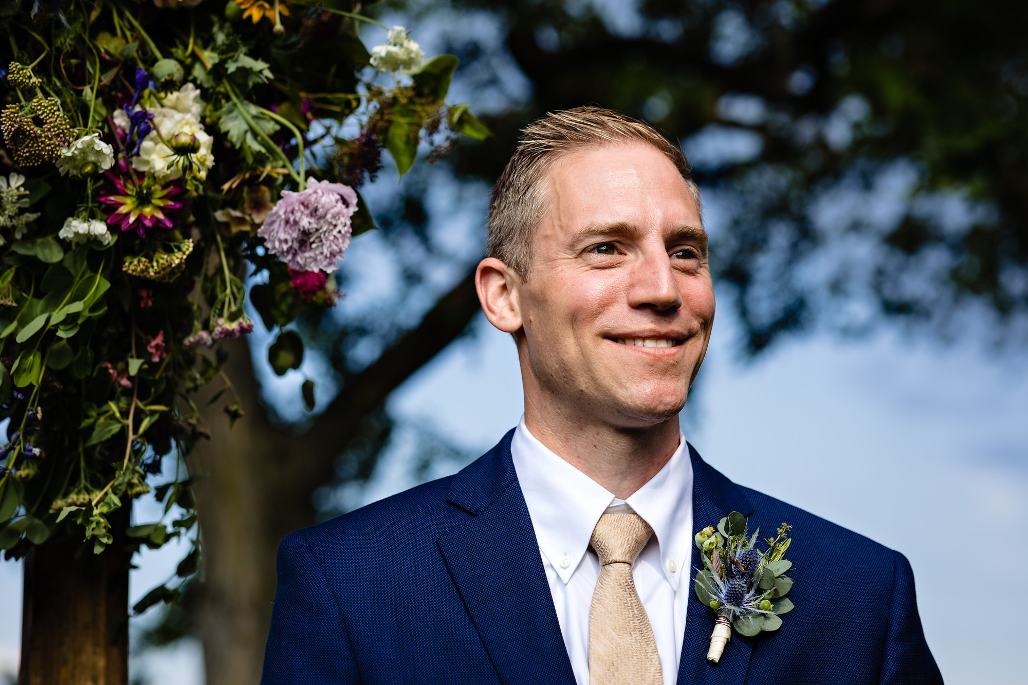 A wedding ceremony at Mill Falls at Church Landing in Meredith New Hampshire