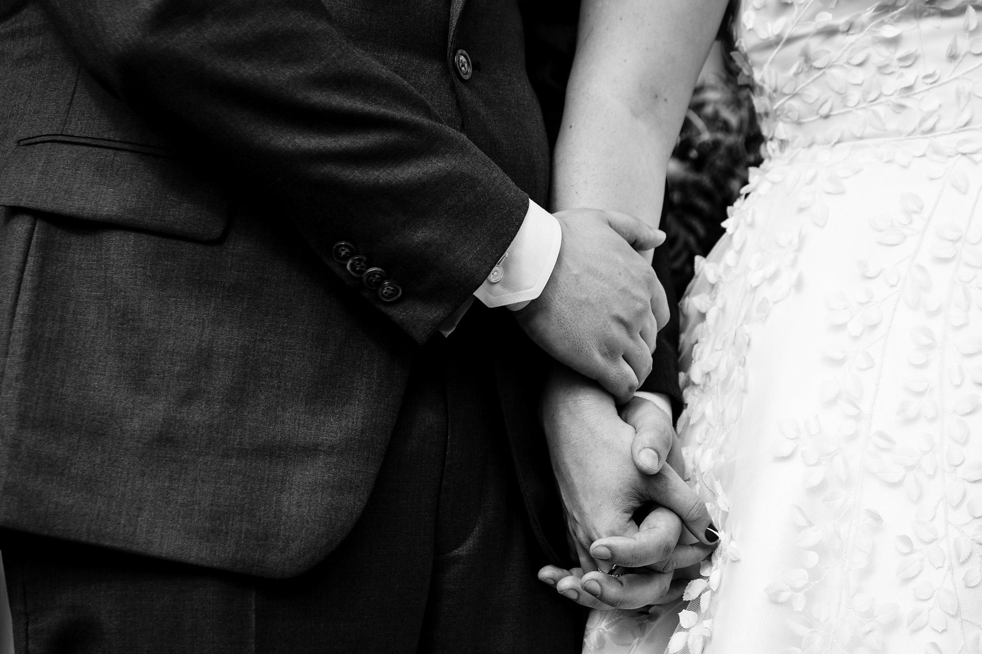 A garden wedding ceremony in Maine