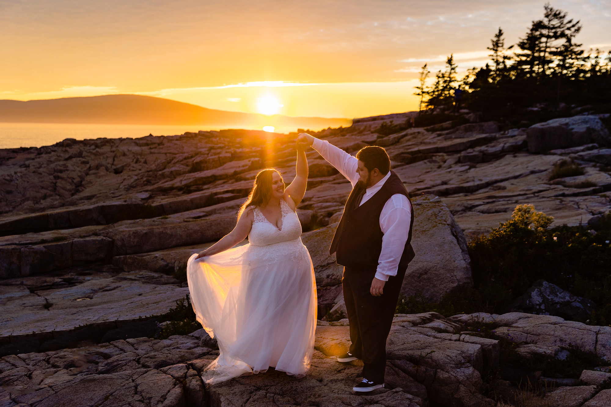 Lindsay and Ian's Schoodic Point Elopement