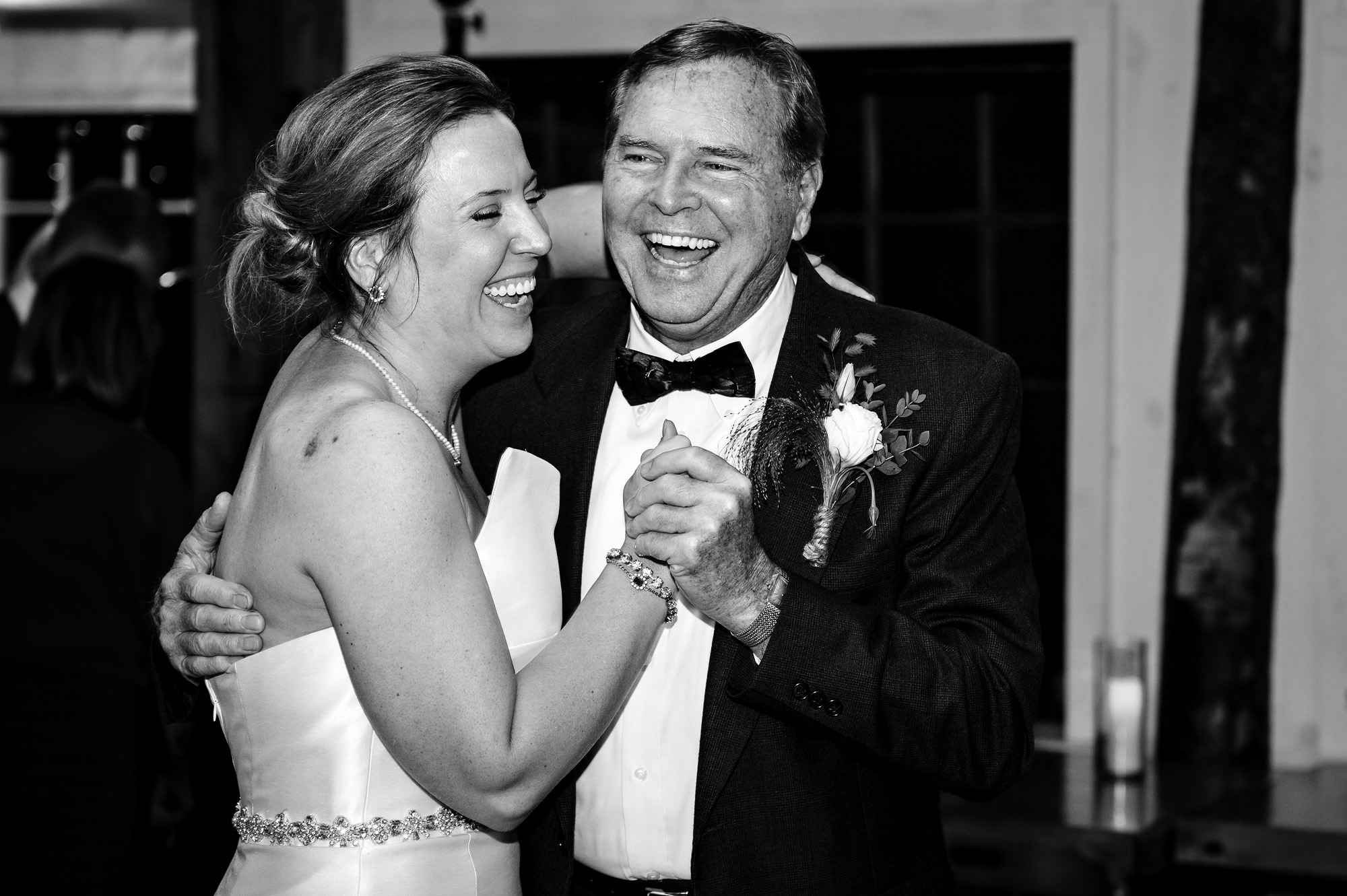 Parent first dances at a Little Cranberry island wedding