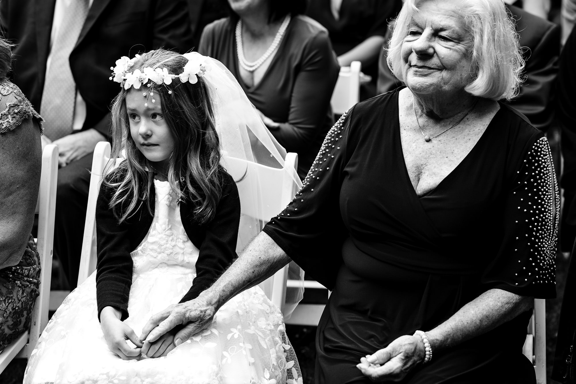 A wedding ceremony at Arrowheads Estate in Cape Neddick, Maine