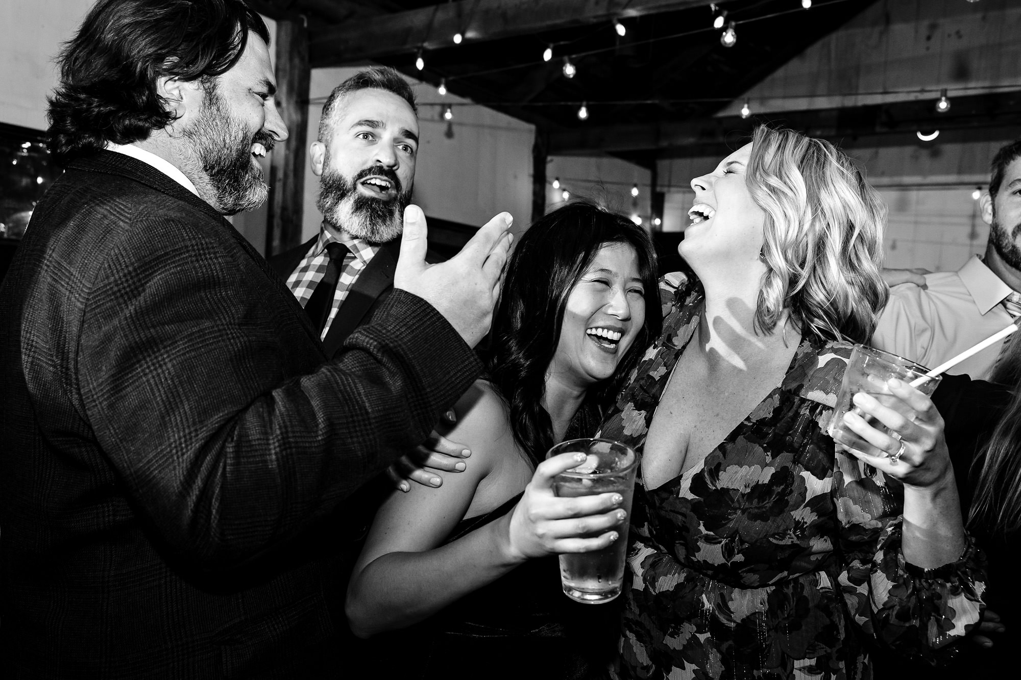 Dancing at a wedding reception at Islesford Dock Restaurant in Maine