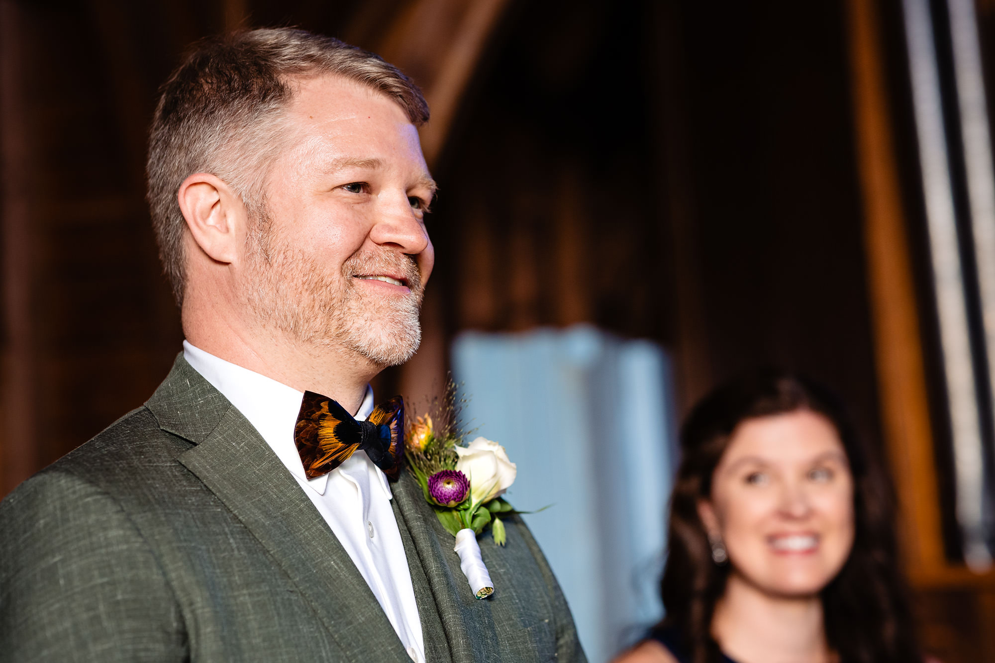 A wedding ceremony at Islesford Congregational Church on Little Cranberry Island, Maine