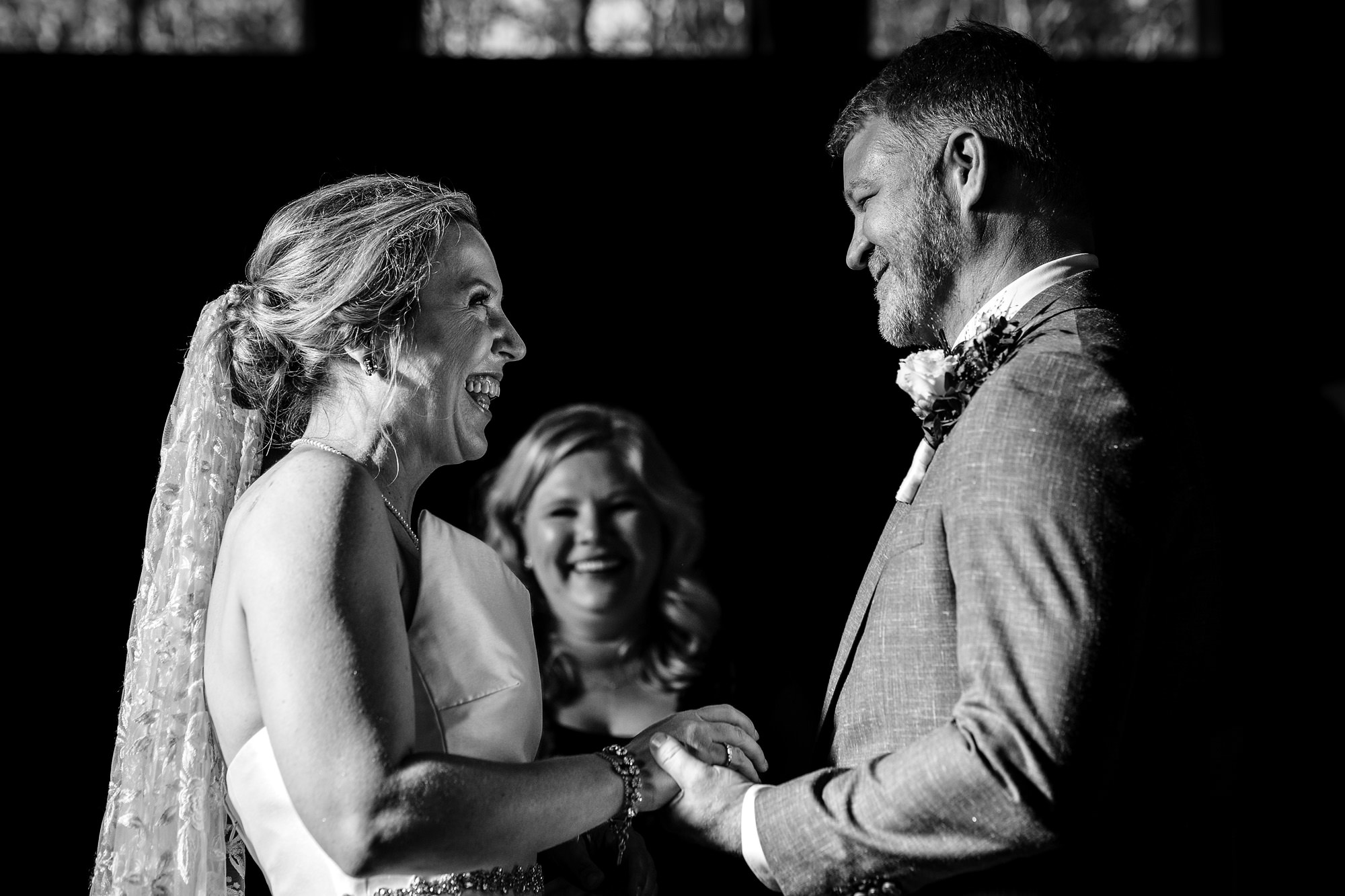 A wedding ceremony at Islesford Congregational Church on Little Cranberry Island, Maine