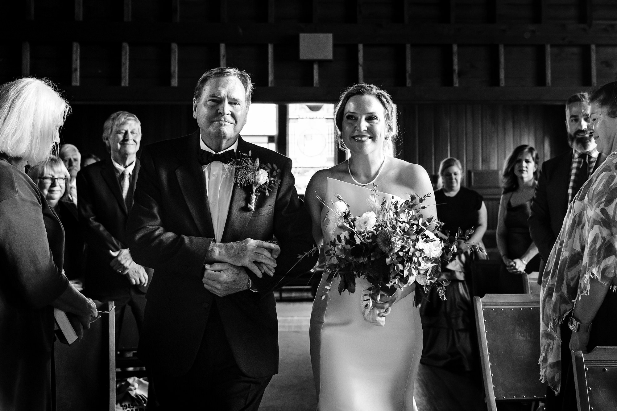 A wedding ceremony at Islesford Congregational Church on Little Cranberry Island, Maine