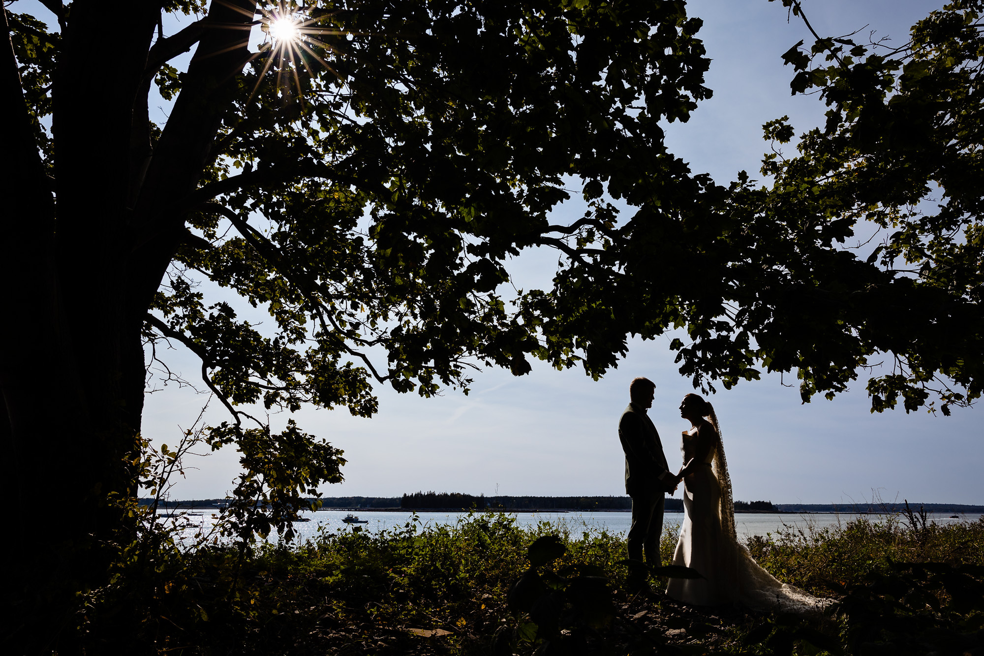 Wedding portraits on Little Cranberry Island Maine