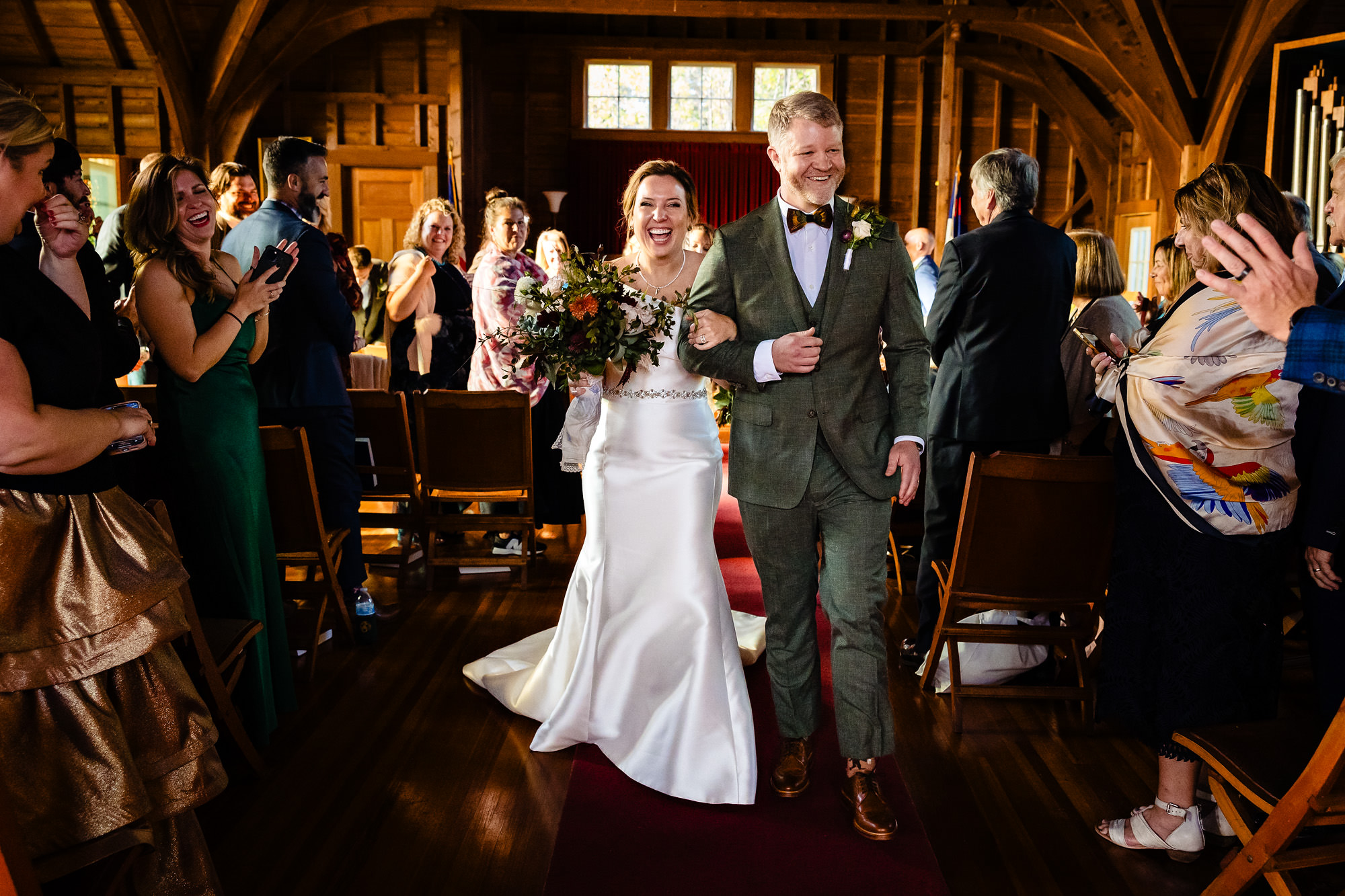 A wedding ceremony at Islesford Congregational Church on Little Cranberry Island, Maine