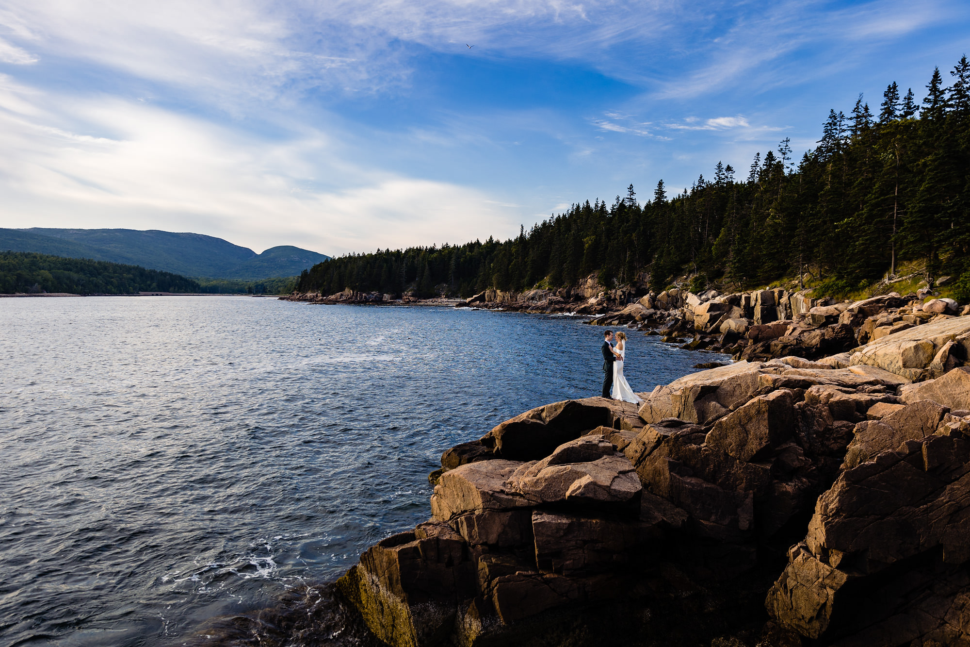 An Otter Point elopement in Acadia National Park