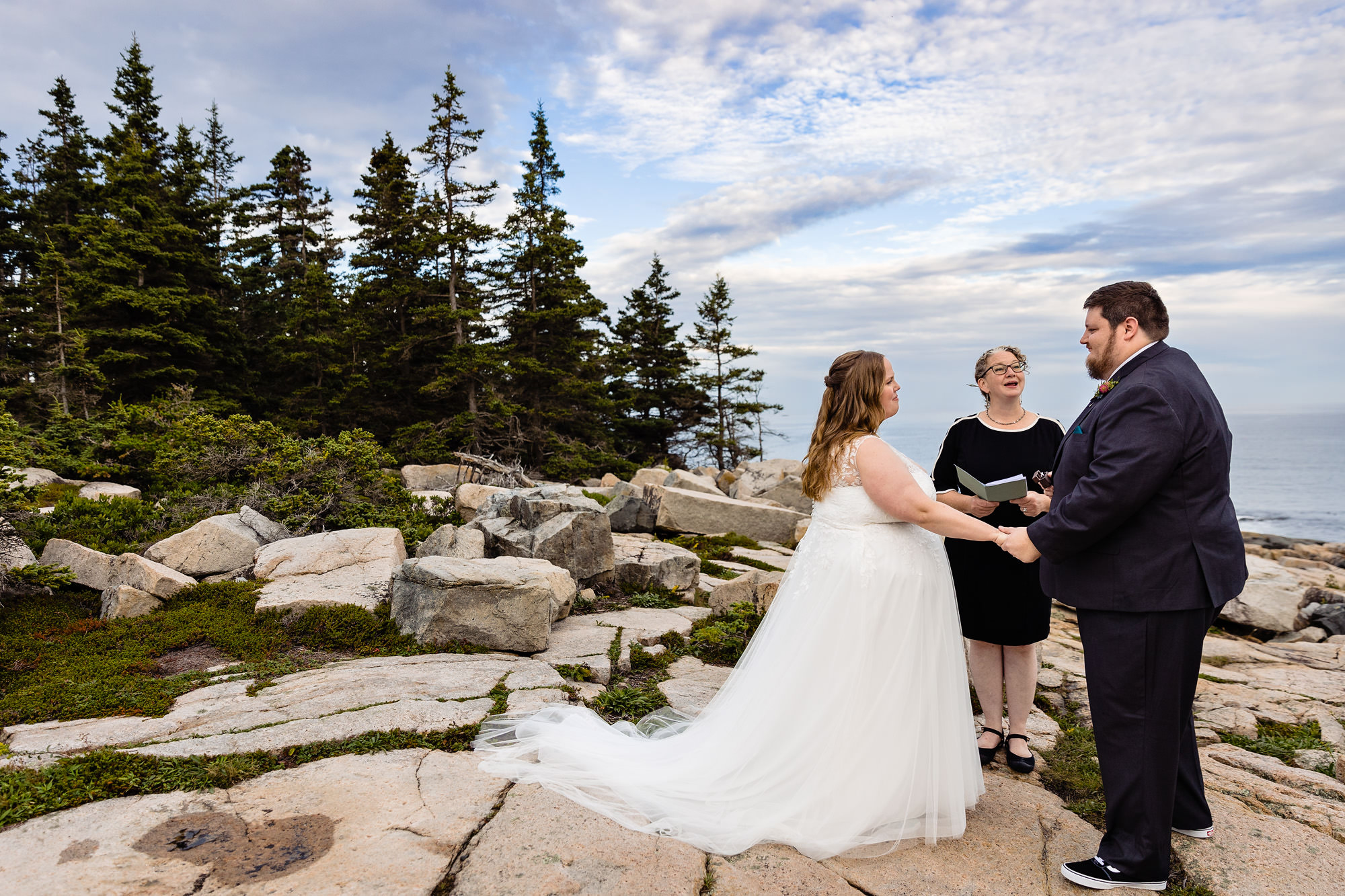 A Schoodic Point Acadia National Park elopement